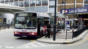 Leeds Station interchange