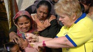 Polio vaccination