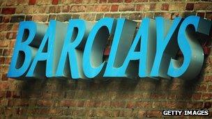 A sign for a branch of Barclays Bank