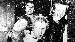 The Sex Pistols in 1976. Copyright: 1976 EMI Records Limited