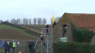 Hinkley protesters evicted