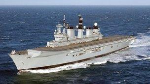 HMS Illustrious. Photo: Royal Navy