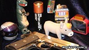 Novelty lighters recovered in Medway