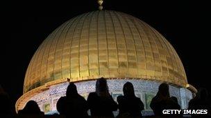 Muslim women pray at night