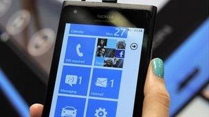 Nokia Lumia smartphone