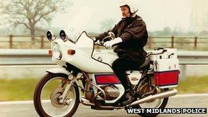 West Midlands Police - Policeman on a motorbike