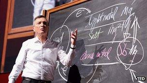 Prof Don Sadoway on TED stage