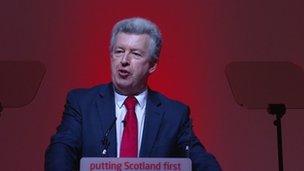 Lewis Macdonald at the Scottish Labour Party conference