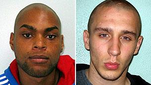 John Kafunda, 22, of Ilford, and Reece Donovan, 24, of Romford