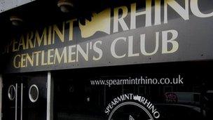 Spearmint Rhino club in Sheffield