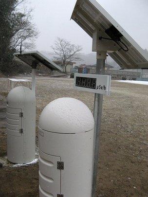 each school in Fukushima now has atmospheric radiation monitors