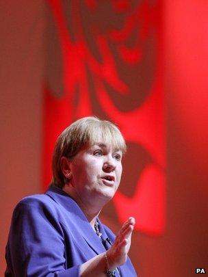 Johann Lamont at the Scottish Labour conference