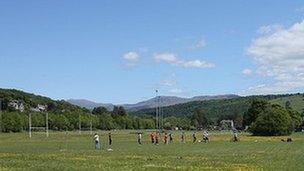 Game of football (pic: Helen Hall)