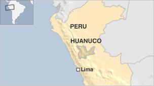 Map of Peru