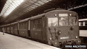 A 502 stands at Southport Chapel Street, Merseyside