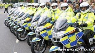 Police motorcyclists