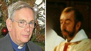 Canon Gordon Rideout and Father Robert Coles