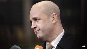 Swedish PM Fredrik Reinfeldt