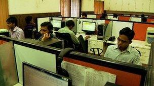 British aid has funded a call centre to help people access state services