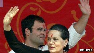 Rahul Gandhi and Sonia Gandhi