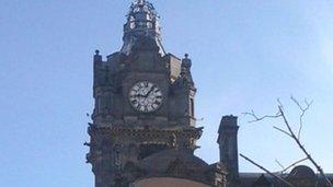 Balmoral Hotel clock Pic: Joanne MacAulay
