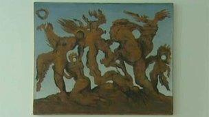 La Horde, a work attributed to Max Ernst that was found to be forged