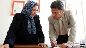 Abdolfattah Soltani talks to leading Iranian human rights lawyer Shirin Ebadi