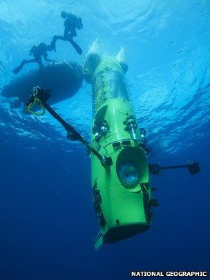 Deepsea Challenger (Mark Thiessen/National Geographic)