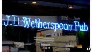 JD Wetherspoon has more than 800 pubs across the UK