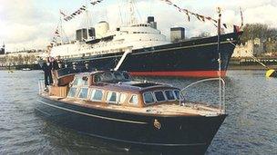 The Royal Yacht Britannia's Royal Barge