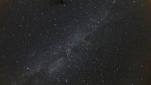 Night sky above Sark