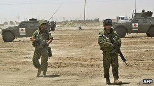 Japanese soldiers in Iraq