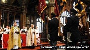 Service of remembrance at Halifax Minster