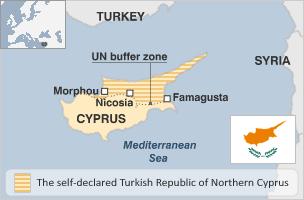 Map of Cyprus