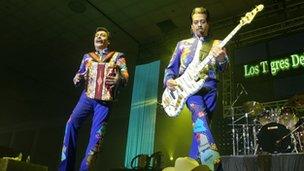 Los Tigres del Norte for Latin Music USA on BBC Four in Autumn 2009