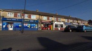 The newsagents in Bath