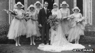 Wedding in the 1920s