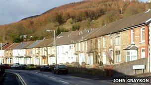 Street in Rhondda