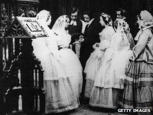 A Victorian wedding