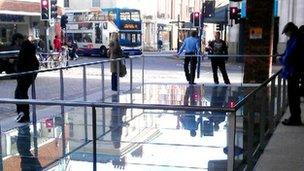 Eastgate Chamber viewing window