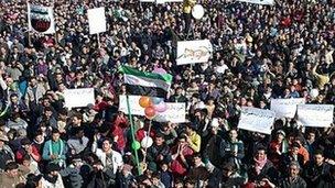 Anti-government protests in Idlib - February 2012