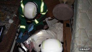 HART paramedics during training