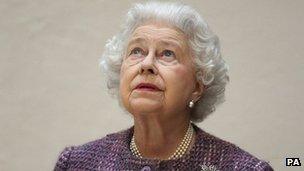 The Queen at Kensington Palace