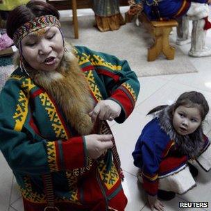 Theatre representation of Nenets people