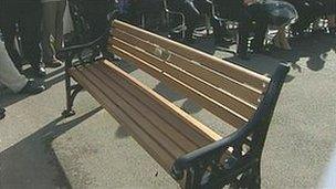 The bench on Saltburn promenade