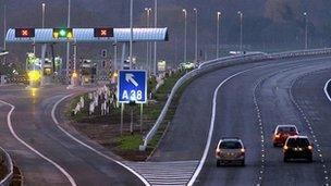 The day the M6 toll road opened