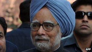 Indian Prime Minister Manmohan Singh - 12 March 2012