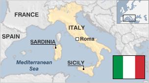 Map of Italy