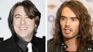 Jonathan Ross and Russell Brand