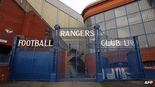 Gates at Ibrox